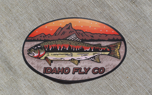 Vintage Idaho Fly Co Vinyl Sticker